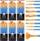 Paint Brushes,6Packs-60Pcs Paint Brush for Acrylic Painting,Acrylic Paint Brush Set for Oil Watercolor,Body Face Rock Canvas, Small Paint Brushes Kits for Kids Adult Drawing